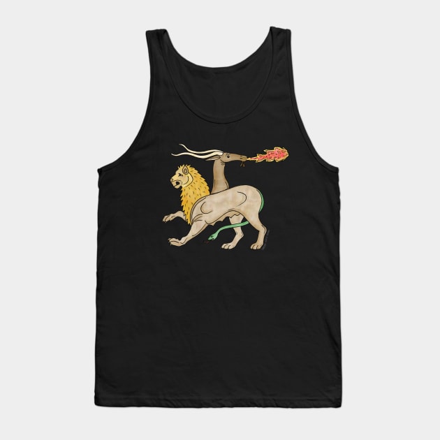 Khimaira - Chimera by Greek Myth Comix Tank Top by GreekMythComix